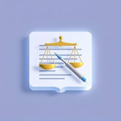 Icoon van een juridisch document